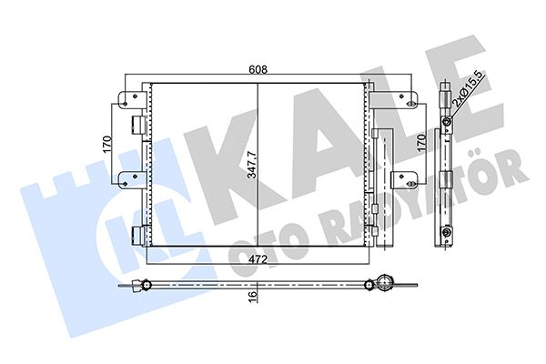 NRF Air Conditioning Condenser 350340