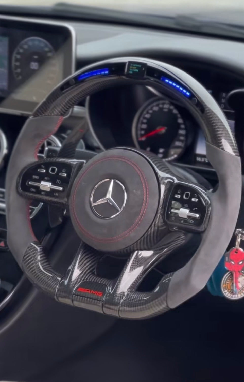Custom Carbon Fibre Steering Wheel – Mercedes-Benz C-Class W205