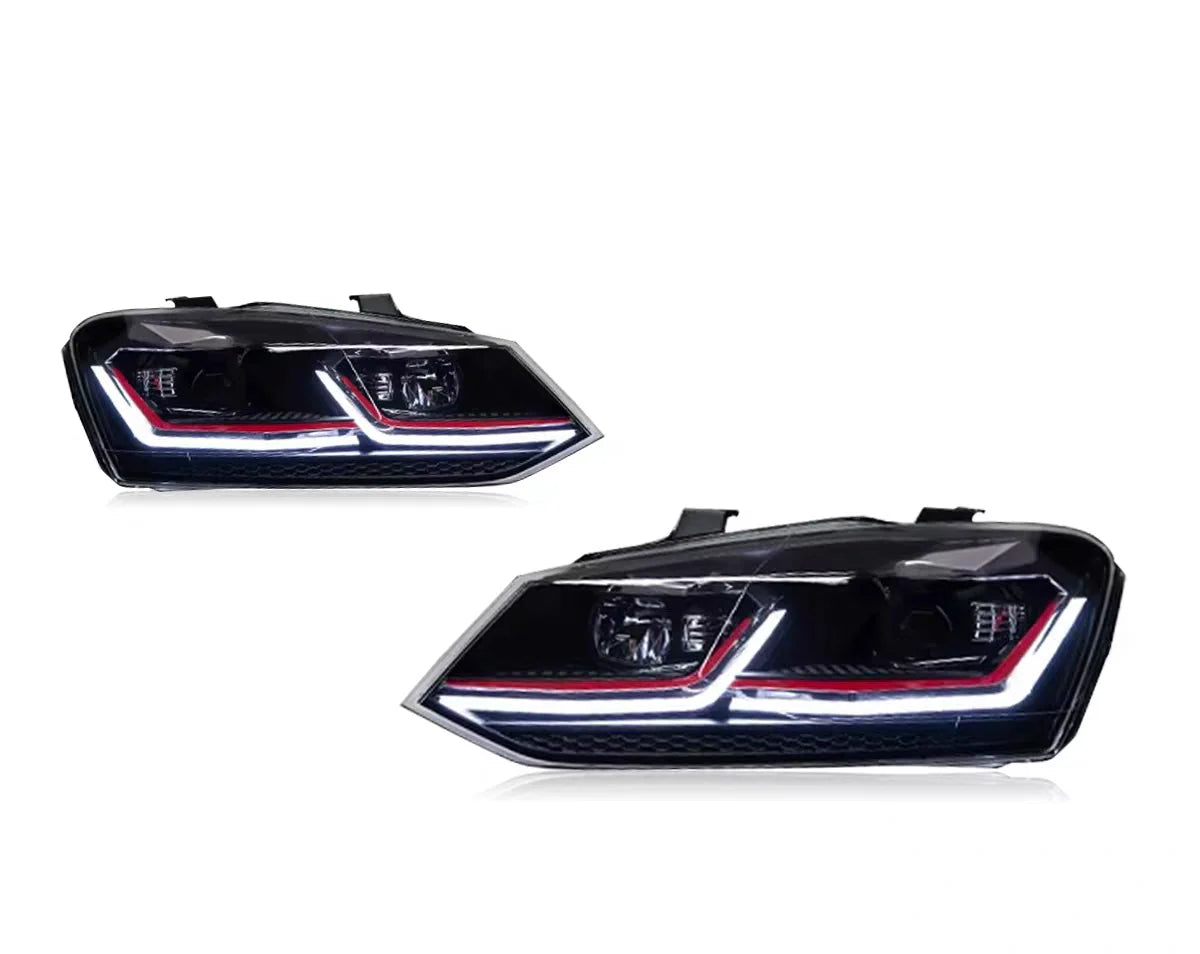 Volkswagen Polo MK5 6R/6C *GOLF MK7.5 STYLE* LED Custom Headlight Units+ (2009-2017) - Required Automotive