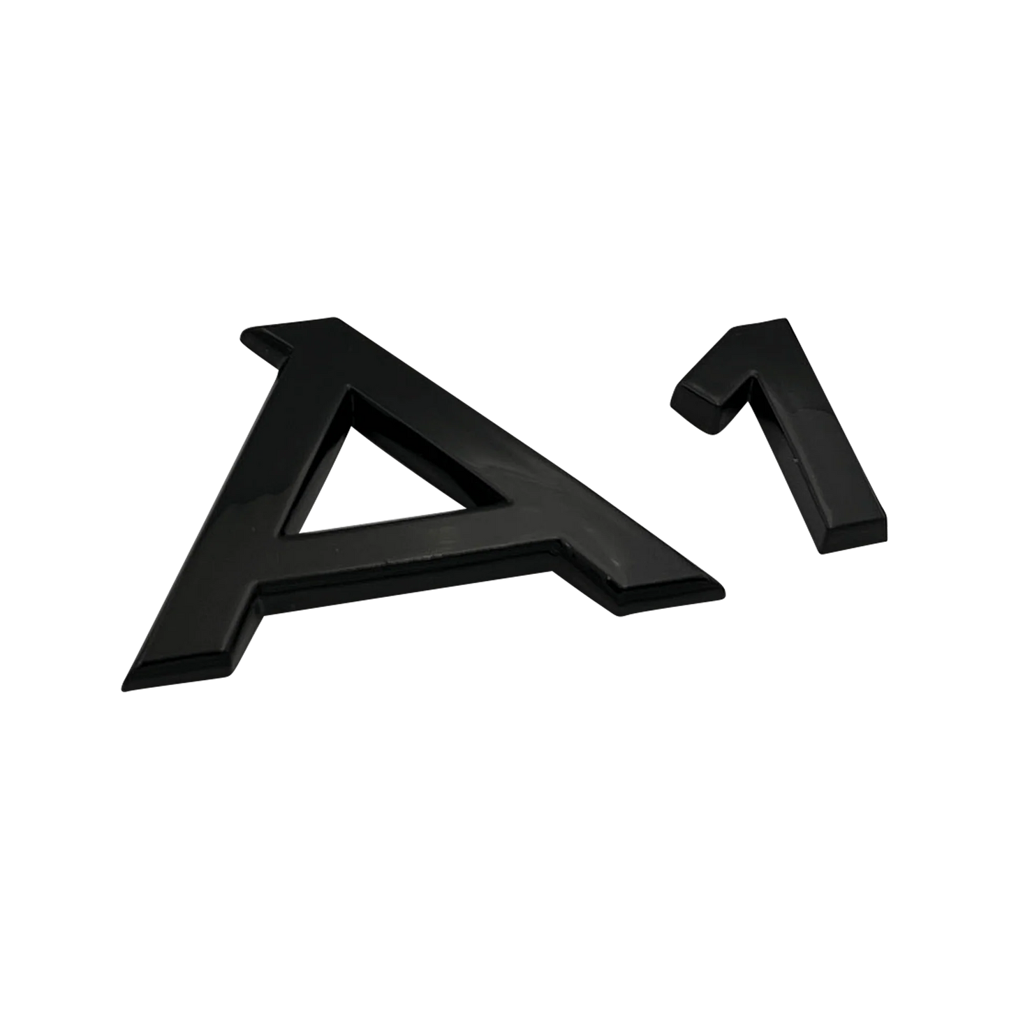 Audi A1 Rear Gloss Black Rings Badge - Required Automotive