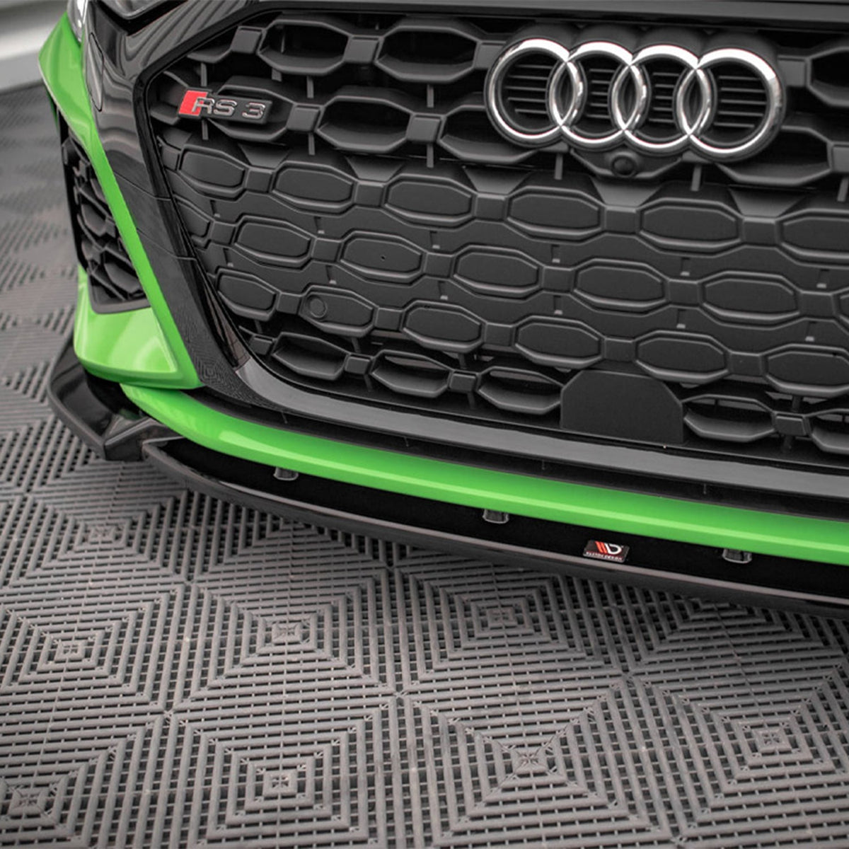 Maxton Design Audi RS3 V1 Front Splitter In Gloss Black (8Y)