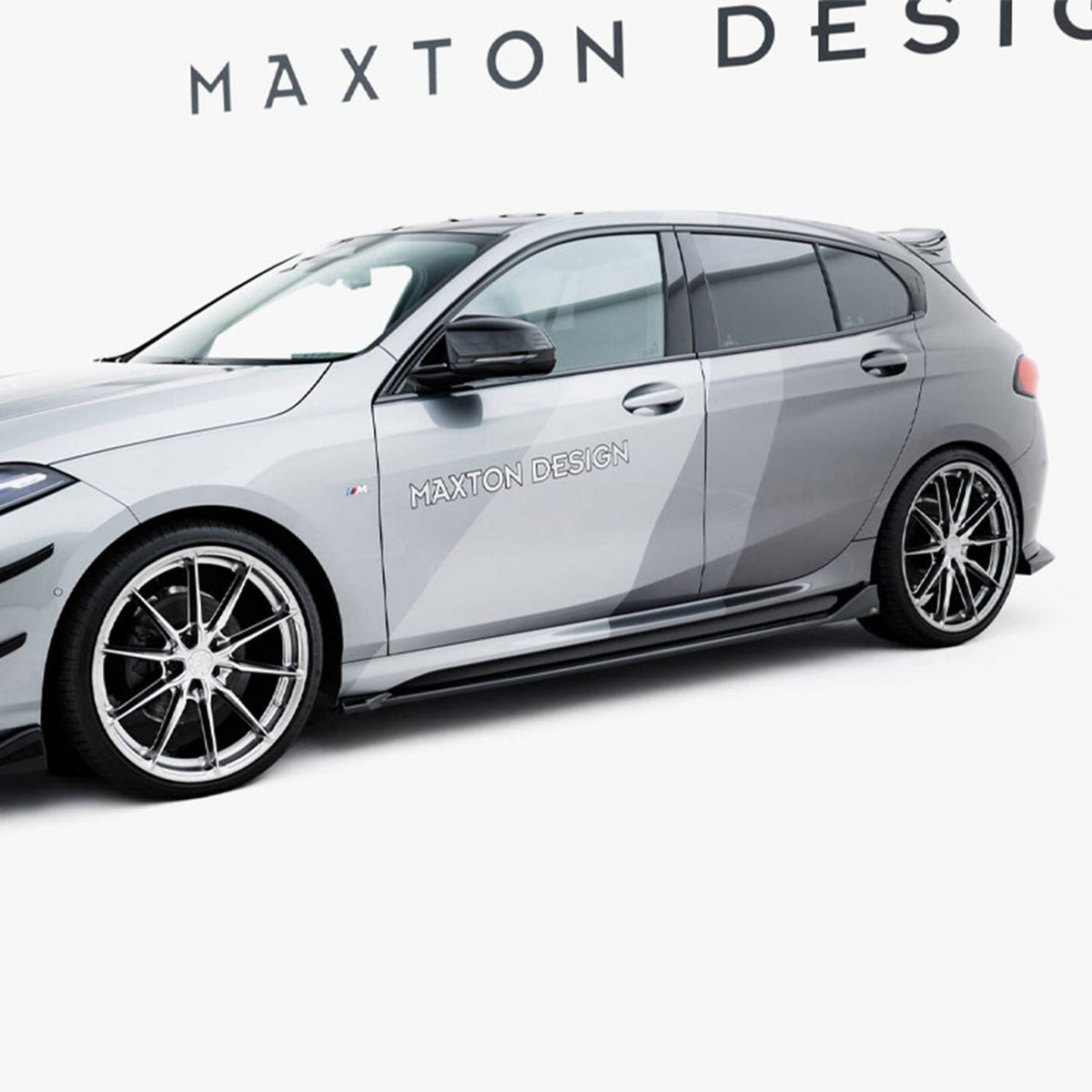 Maxton Design BMW F70 M135 V2 Gloss Black Side Skirts