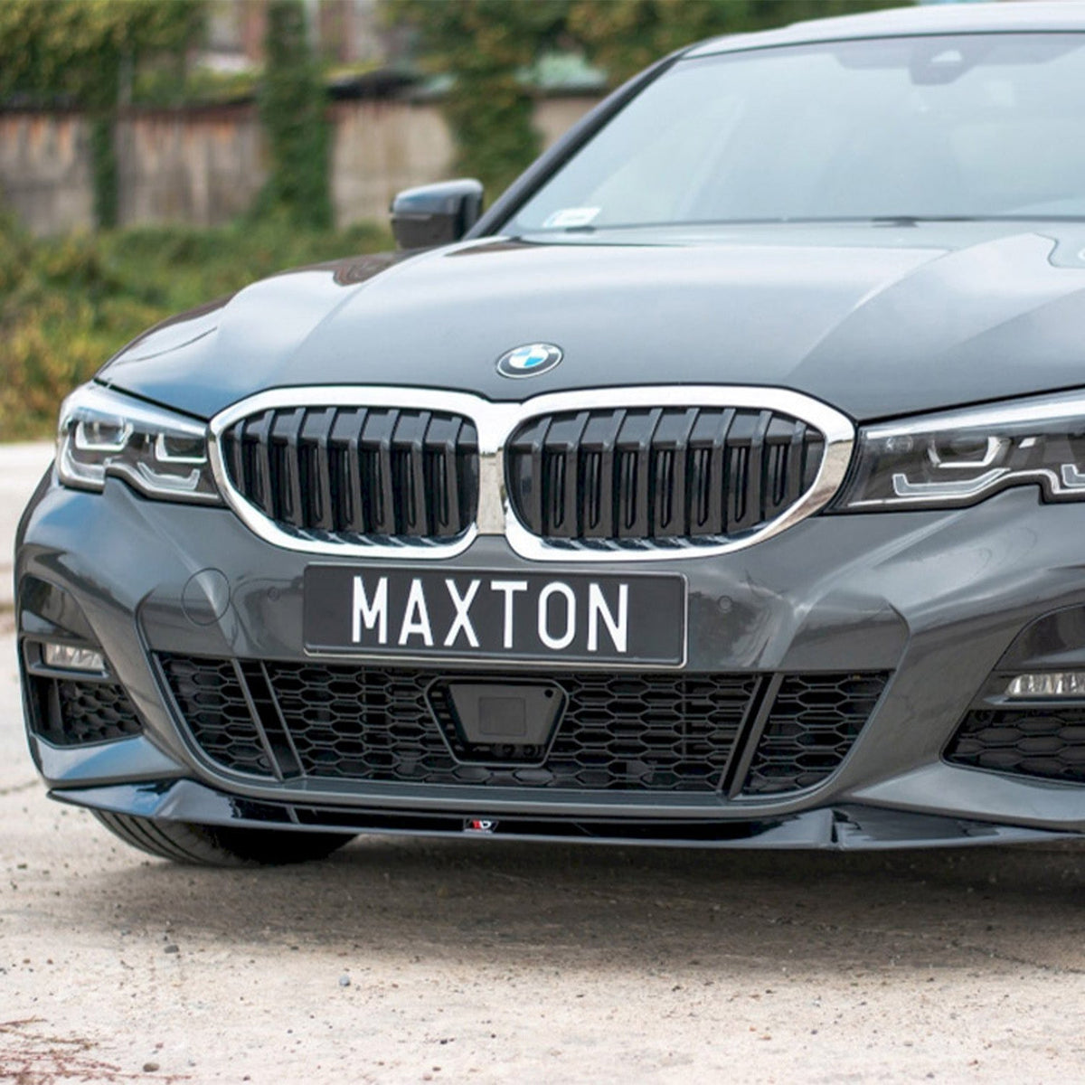 Maxton Design BMW 3 Series M Sport V1 Front Splitter In Gloss Black (G20/G21 Pre-LCI)