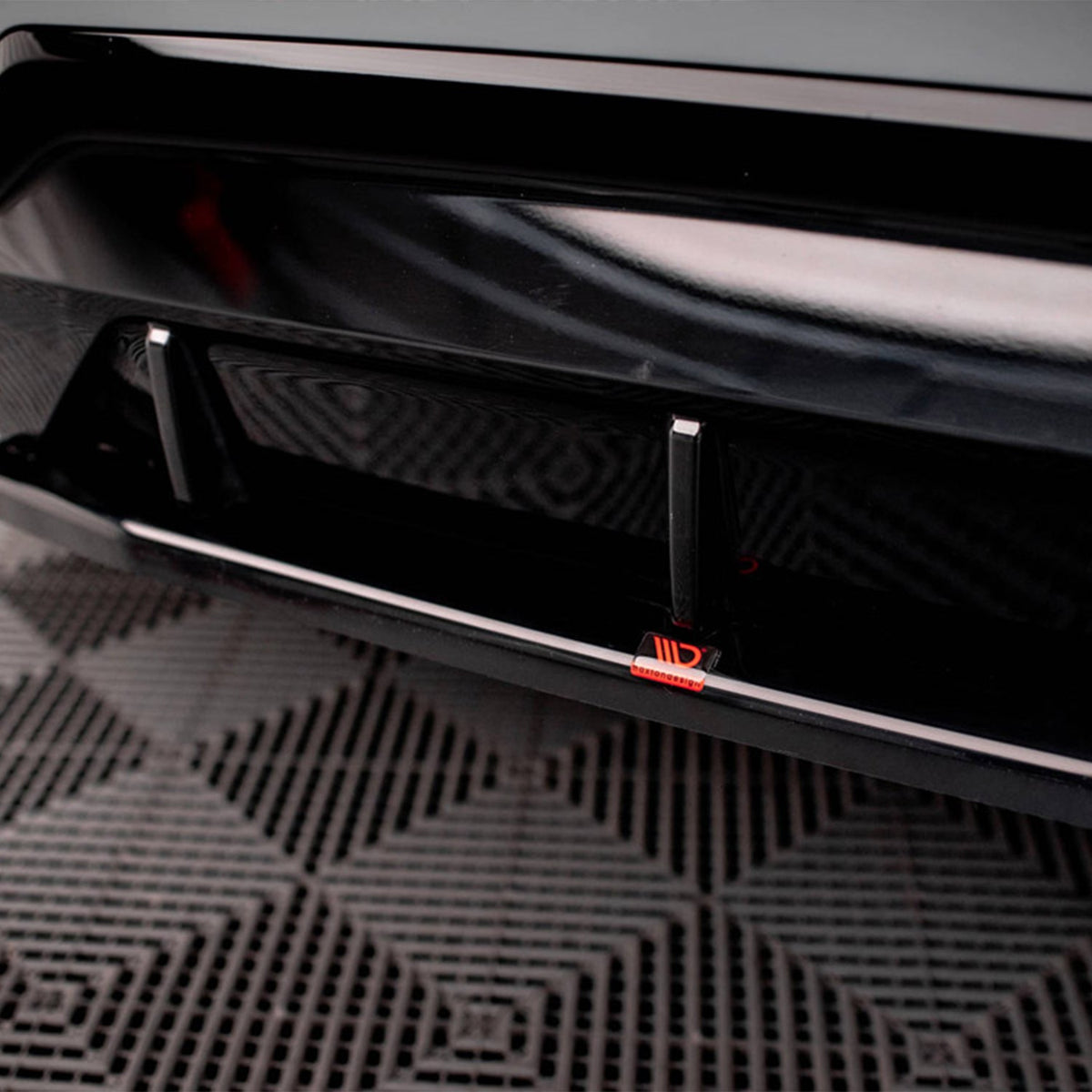 Maxton Design BMW M240i Central Rear Splitter In Gloss Black (G42)