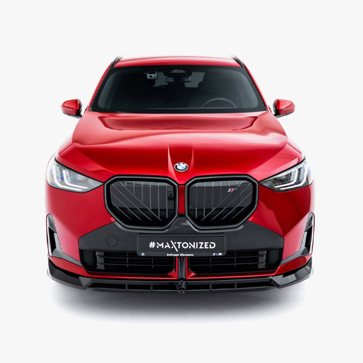 Maxton Design BMW G45 X3 M Sport V1 Gloss Black Front Splitter