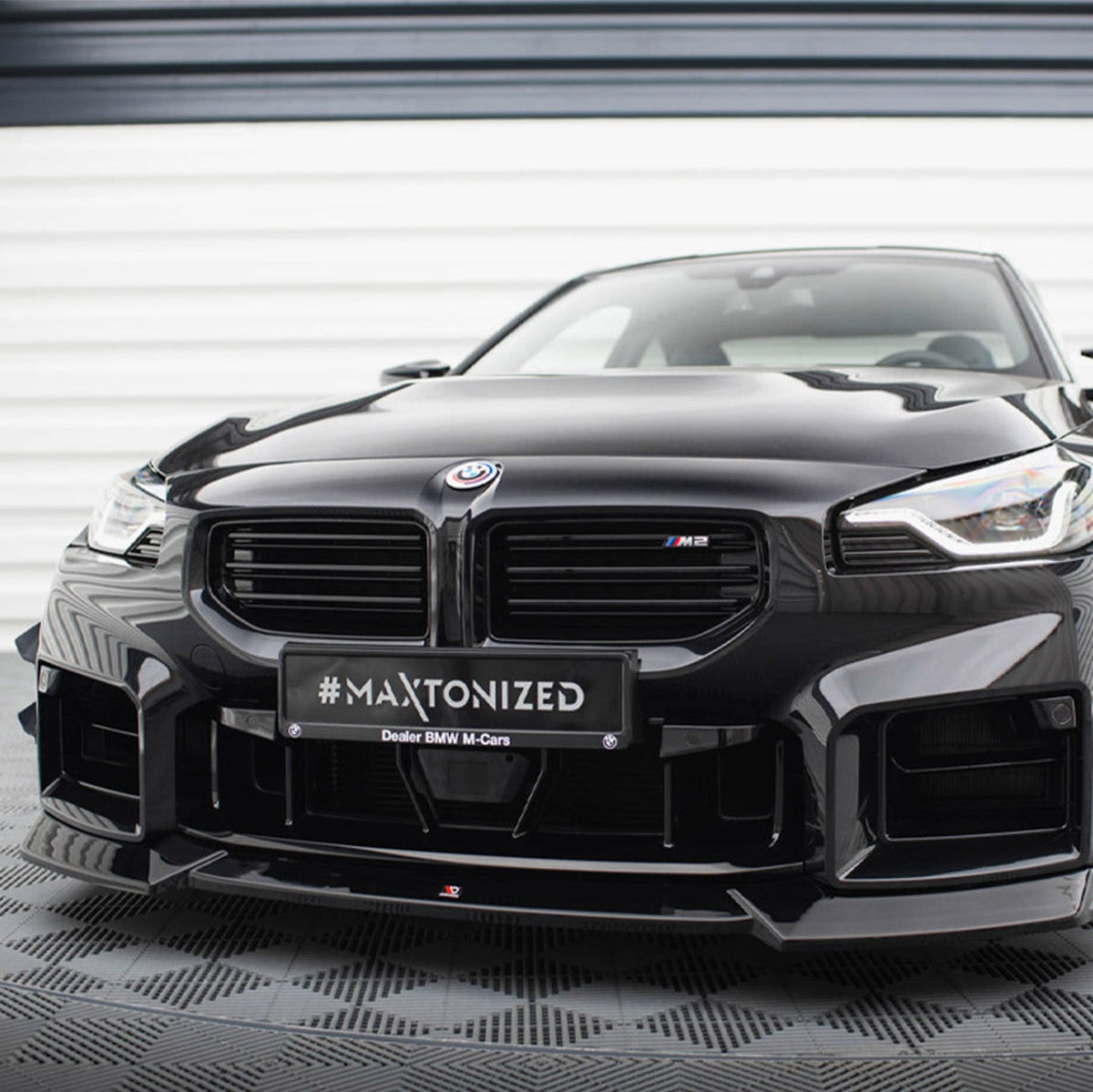 Maxton Design BMW M2 G87 V2 Front Splitter In Gloss Black (G87)
