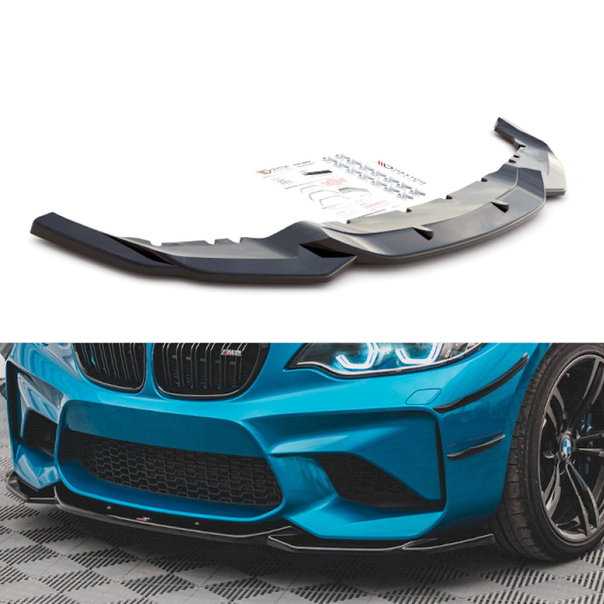 Maxton Design Front Splitter V.3 BMW M2 F87 (2016-2020)