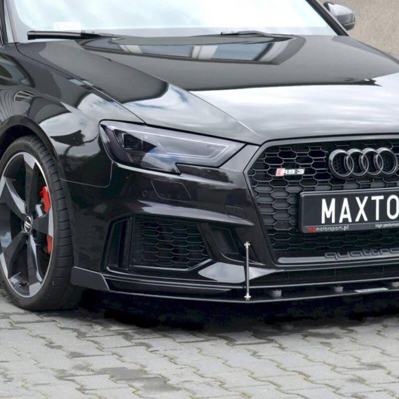 Maxton Front Racing Splitter V.2 Audi RS3 8V Facelift Sportback (2017-20)