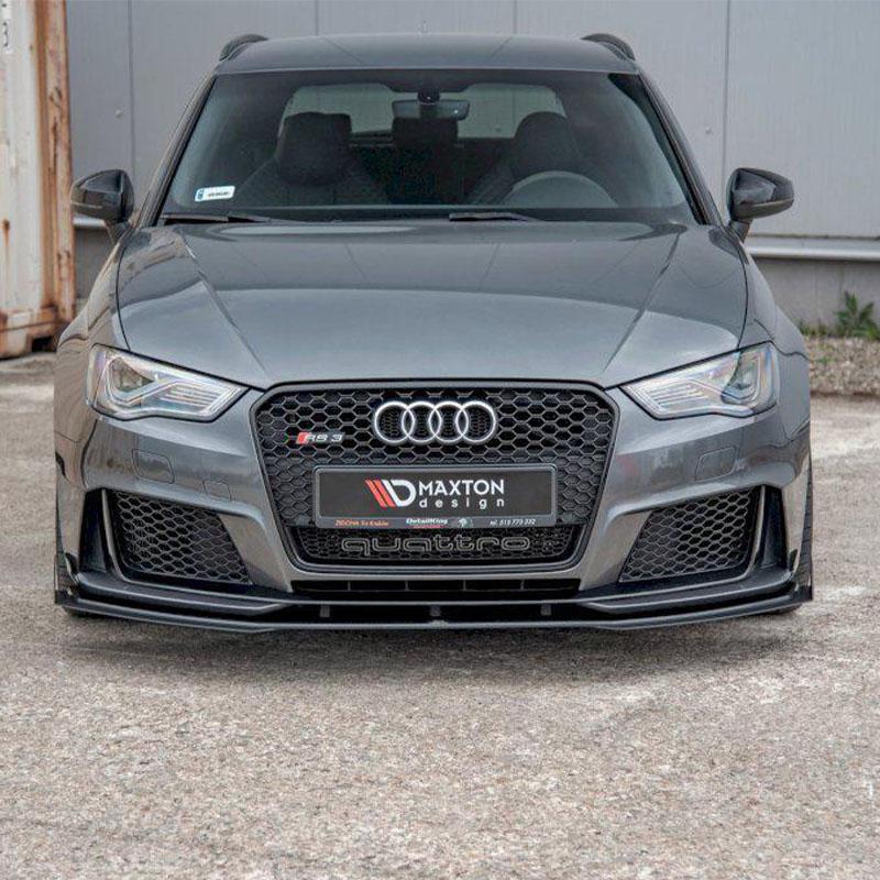 Maxton Racing Front Splitter (+Flaps) Audi RS3 8V Sportback (2015-2016)