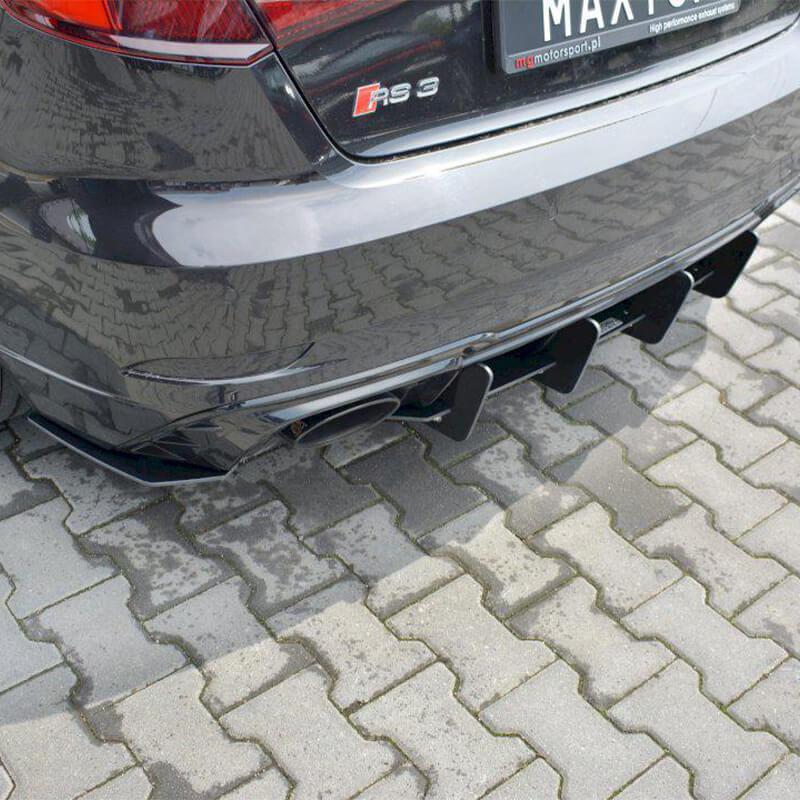 Maxton Rear Diffuser V.1 Audi RS3 8V Facelift Sportback (2017-20)