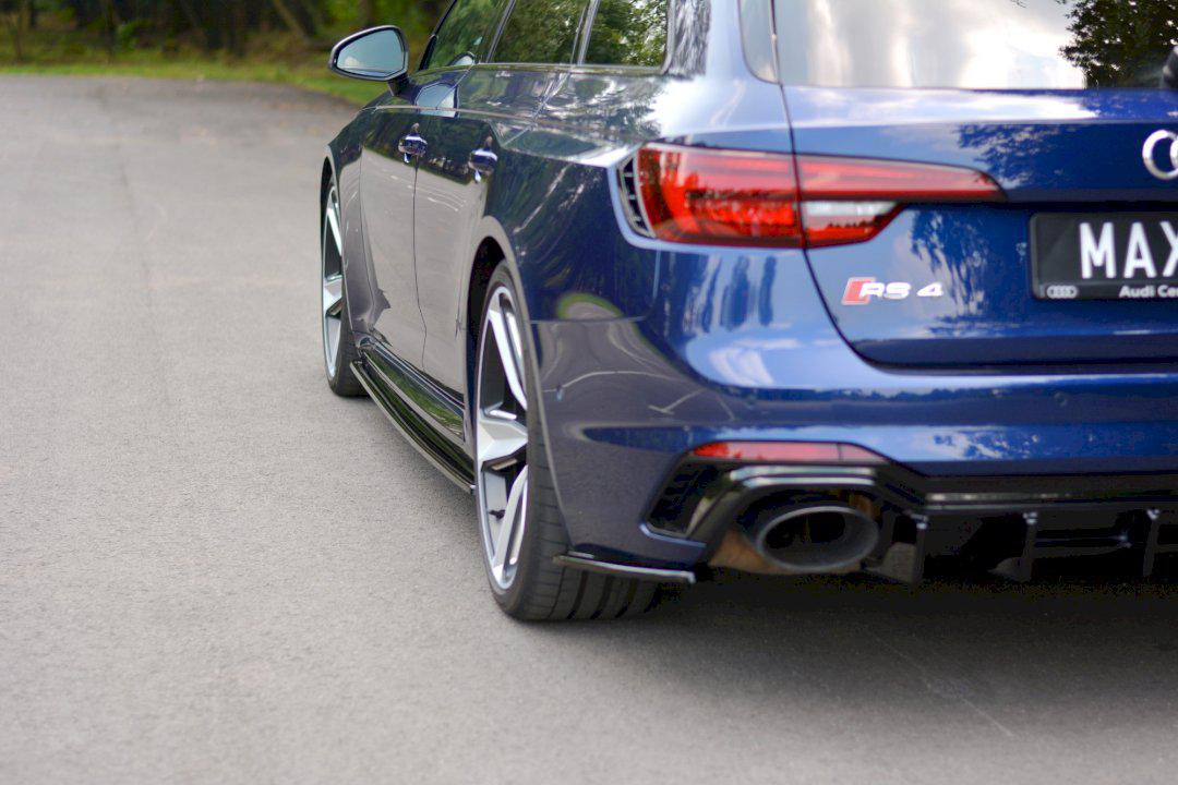 Maxton Side Skirts Diffusers Audi RS4 B9 (2017-Up)