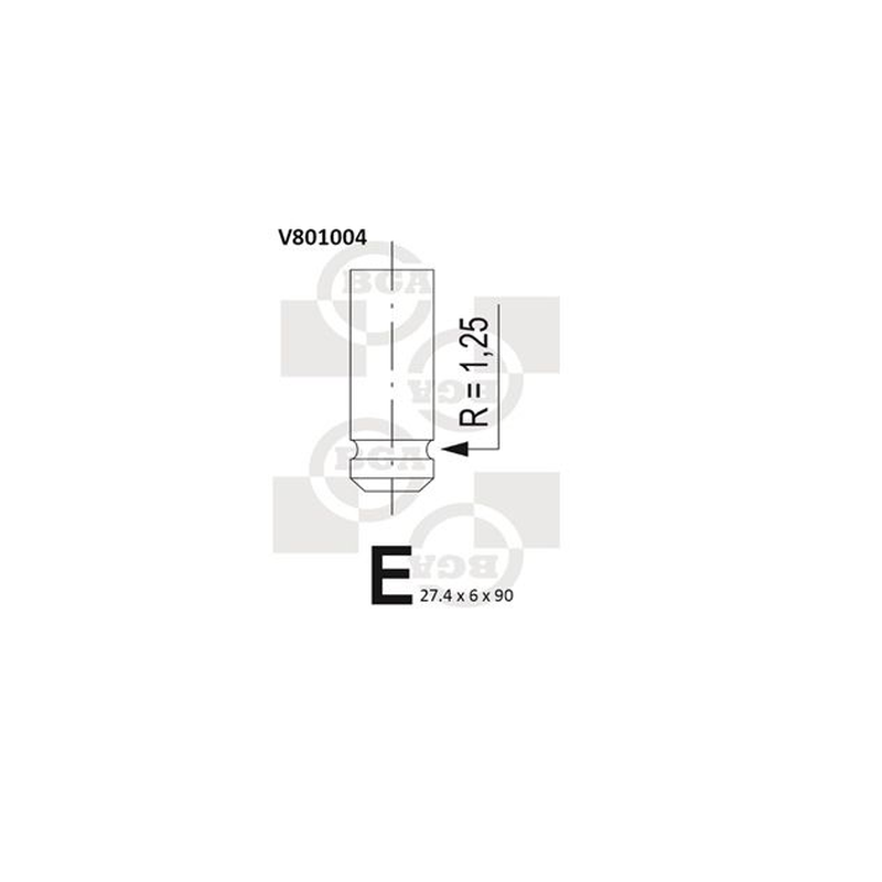 BGA Exhaust Valve V801004