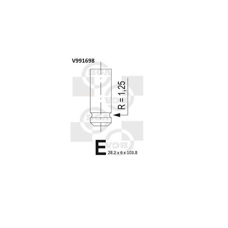 BGA Exhaust Valve V991698