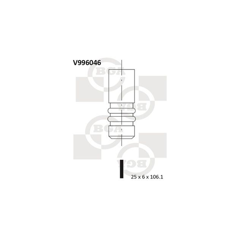BGA Exhaust Valve V996046
