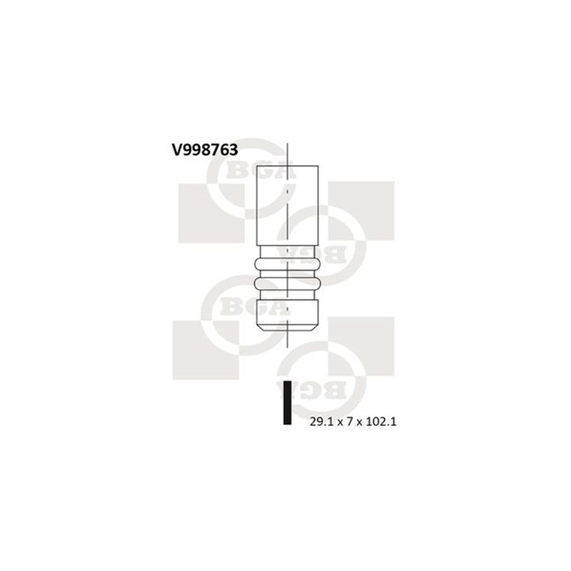 BGA Exhaust Valve V998763