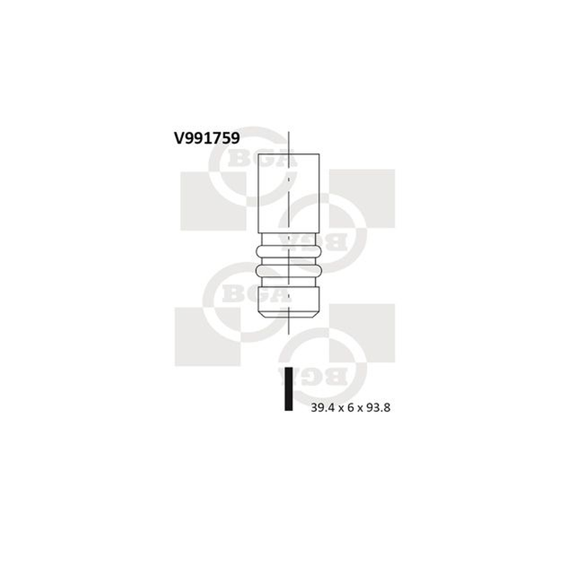 BGA Intake Valve Inlet V991759