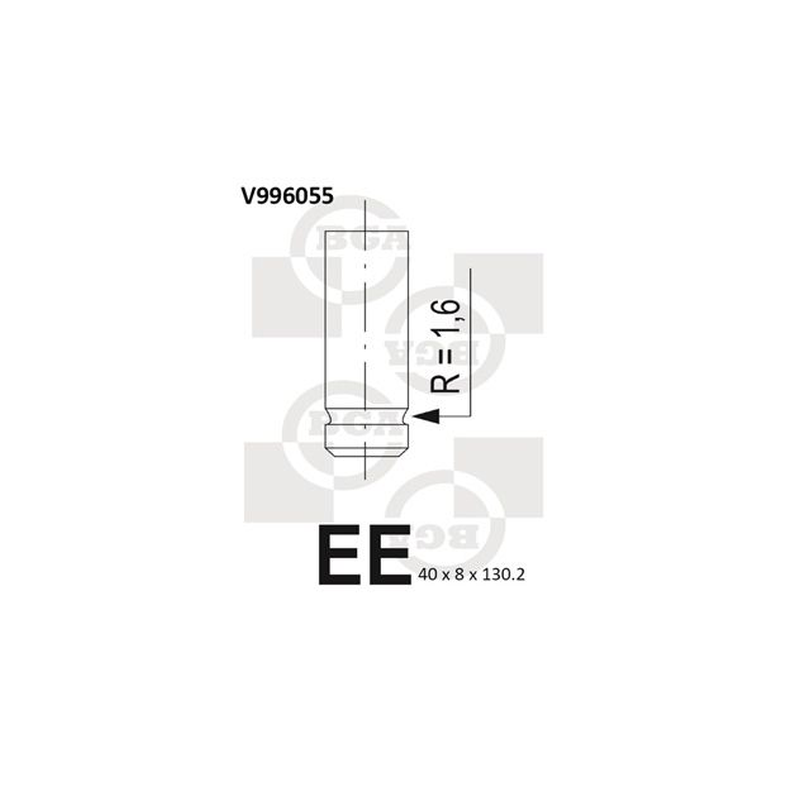 BGA Intake Valve Inlet V996055