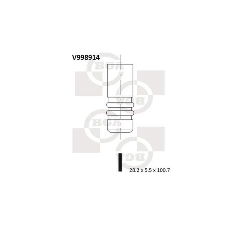 BGA Intake Valve Inlet V998914