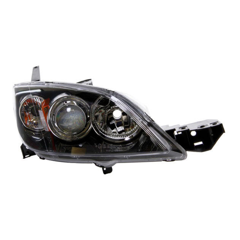 Mazda Mazda3 2004-2009 Headlight Hatch Not Saloon Black Bezel Right