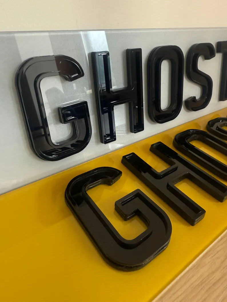 Fully Legal 4D Ghost Number Plates - Premium Custom Plates