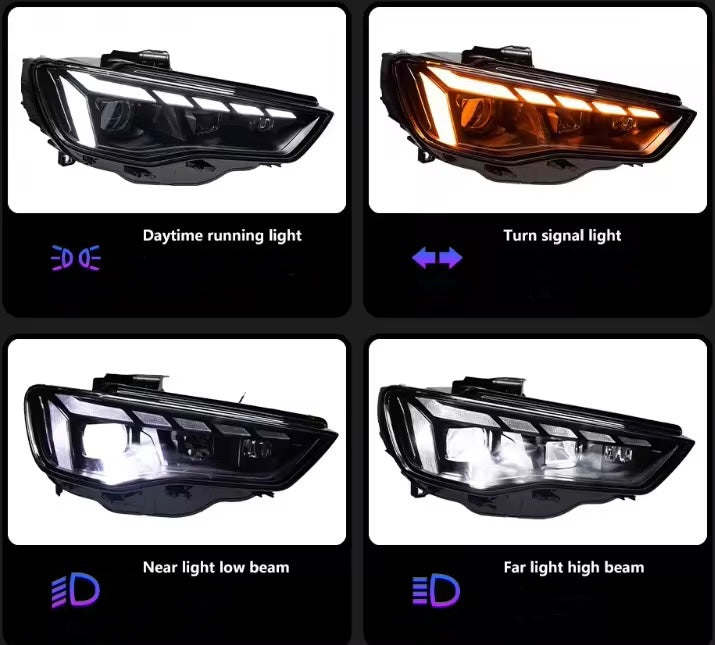 Audi A3/S3/RS3 2013-2015 Front Headlights - Required Automotive