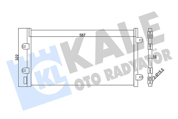 NRF Air Conditioning Condenser 350565