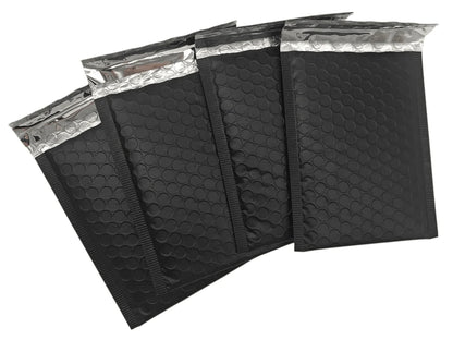 100 Pack Black Padded Mailing Envelopes