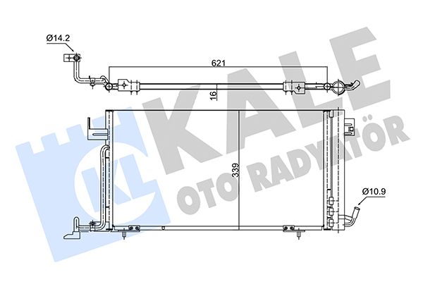NRF Air Conditioning Condenser 350660