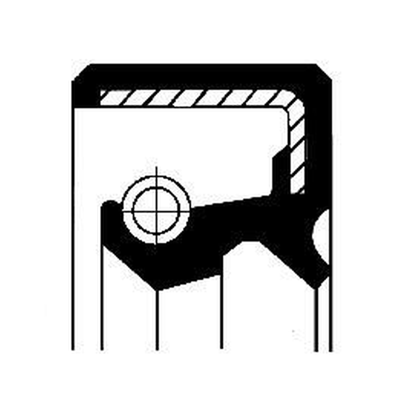 Corteco Wheel Hub Shaft Seal 49378687