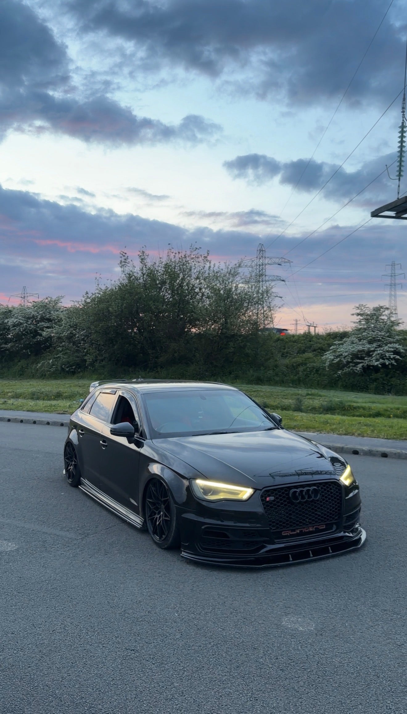 Required Automotive Audi A3/S3/RS3 8V Pre-Cut Headlight Tint Kit Smoked Vinyl 2014-2016
