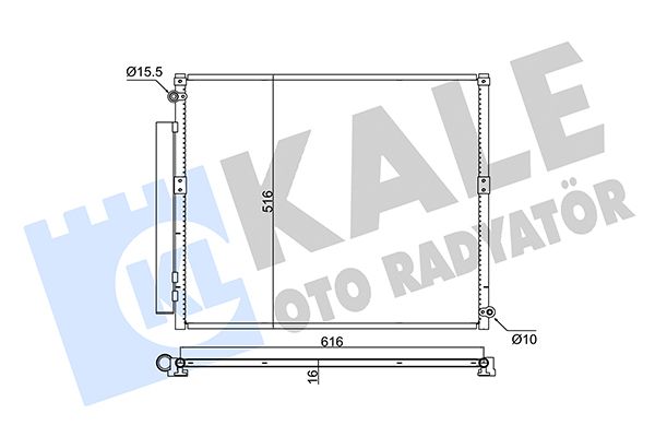 NRF Air Conditioning Condenser 350680