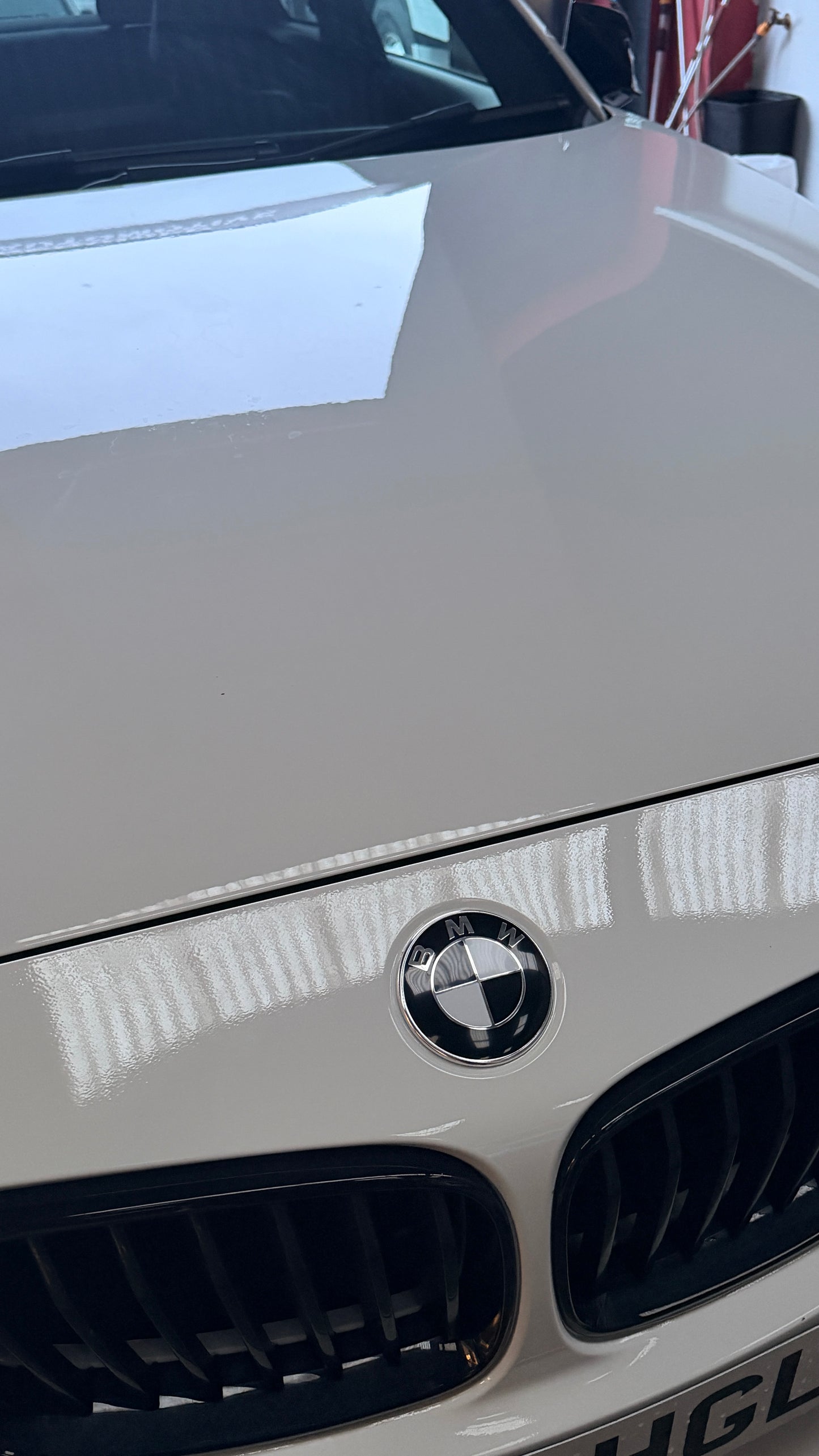 BMW 82mm Front x 74mm Rear Black & White Replacement Badges – Required Automotive