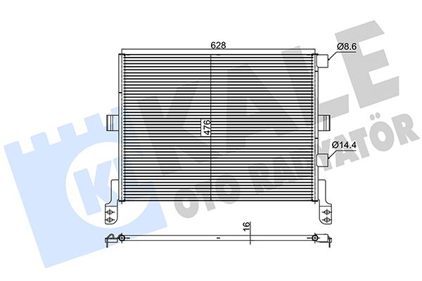 NRF Air Conditioning Condenser 350370