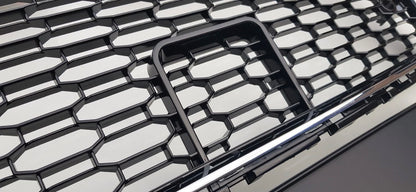 Audi A3 / S3 8V (Facelift) Replacement Honeycomb Front Grille in Gloss Black (2017-2020 Models)