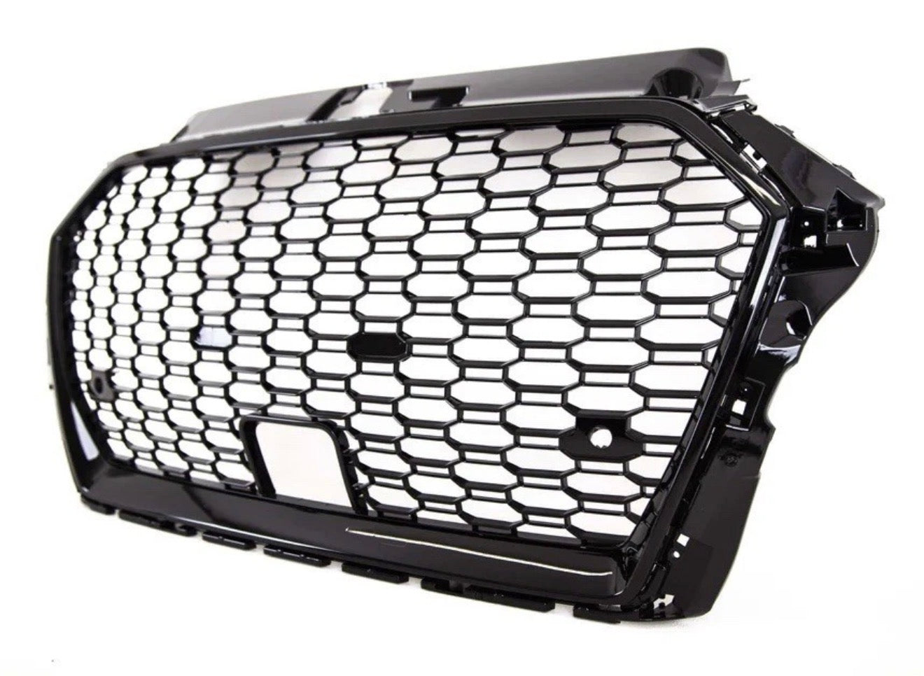 Required Automotive Audi A3 S3 8V Honeycomb Front Grille Gloss Black 2016–2020 Automotive Grill
