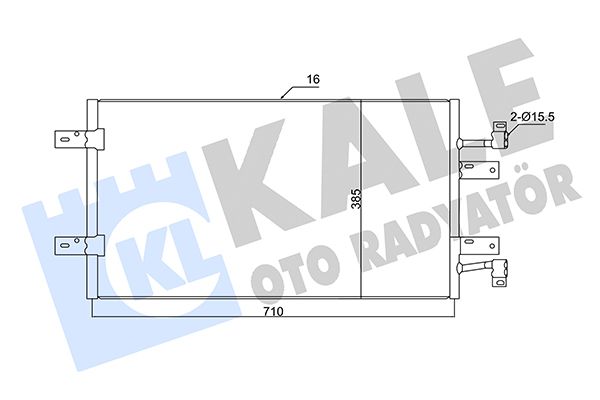 NRF Air Conditioning Condenser 350720