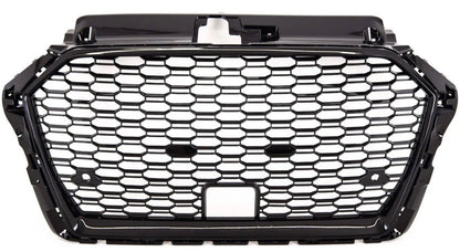 Required Automotive Audi A3 S3 8V Honeycomb Front Grille Gloss Black 2016–2020 Automotive Grill