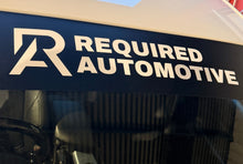 Required Automotive Sunstrip sticker