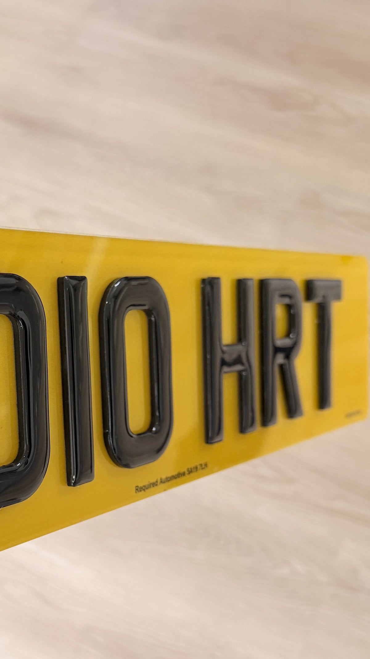 Fully Legal 4D Gel Number Plates - Premium Custom Plates