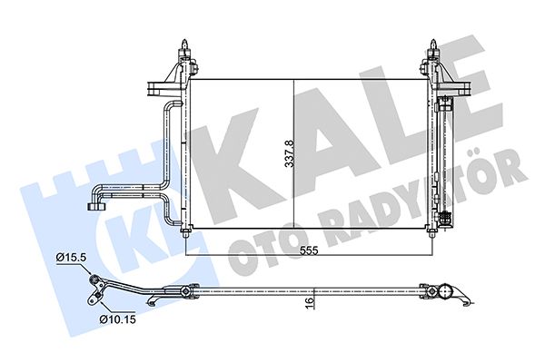 NRF Air Conditioning Condenser 350575