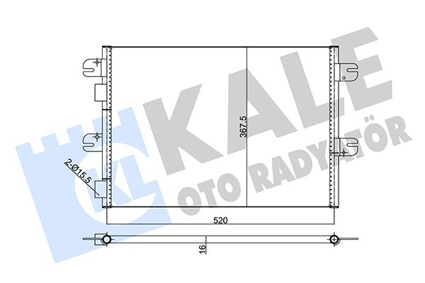 NRF Air Conditioning Condenser 350345
