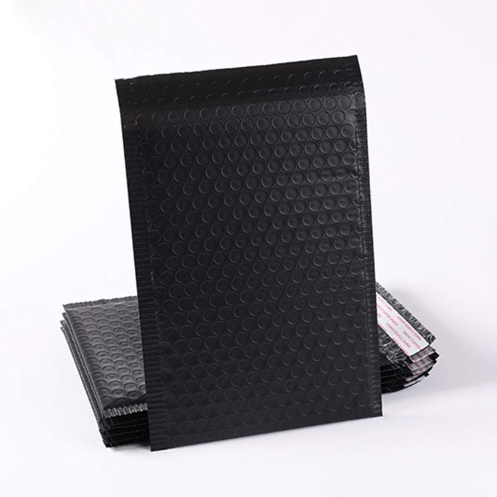 100 Pack Black Padded Mailing Envelopes