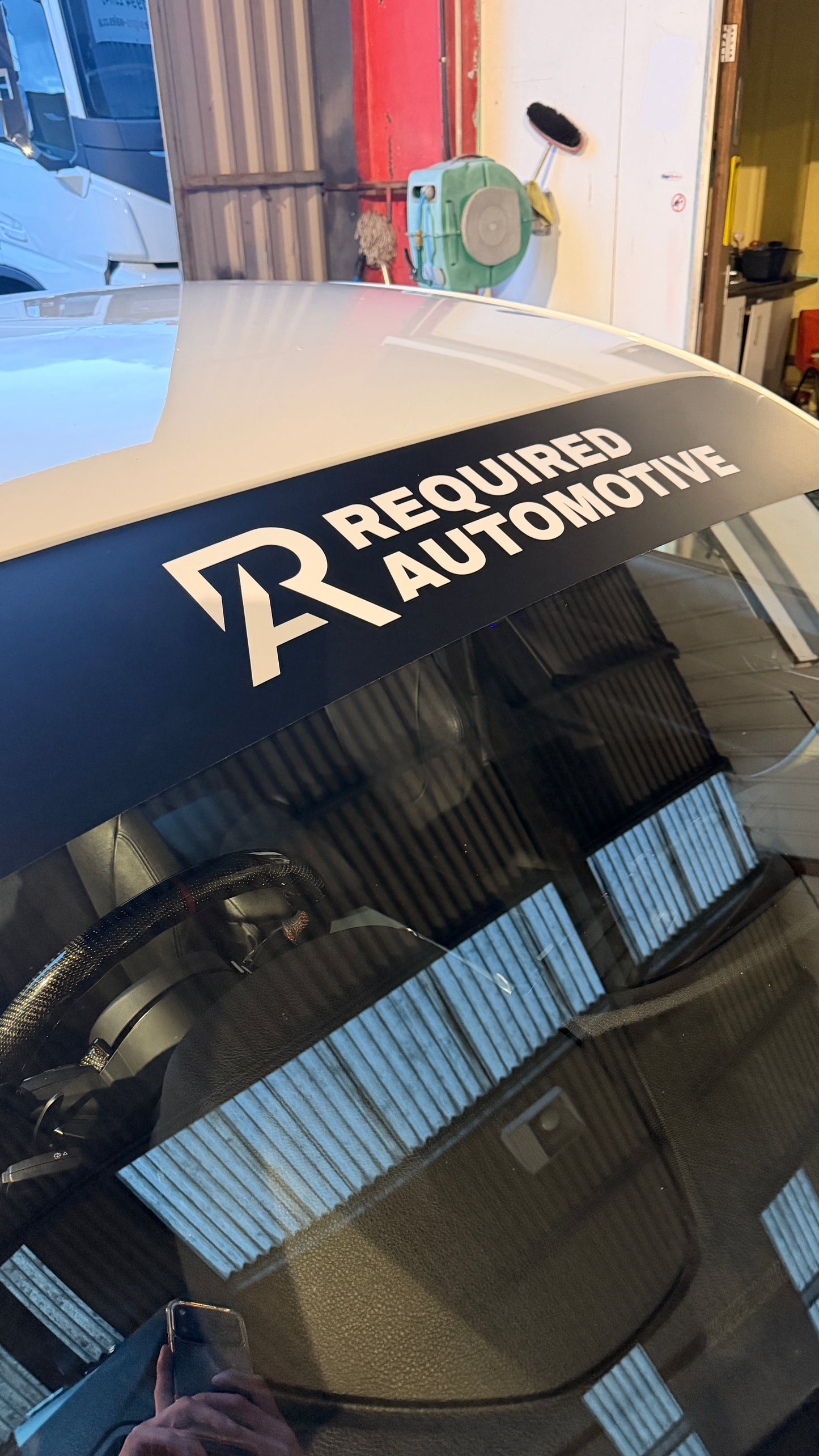 Required Automotive Sunstrip sticker