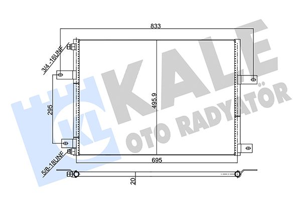 NRF Air Conditioning Condenser 350375