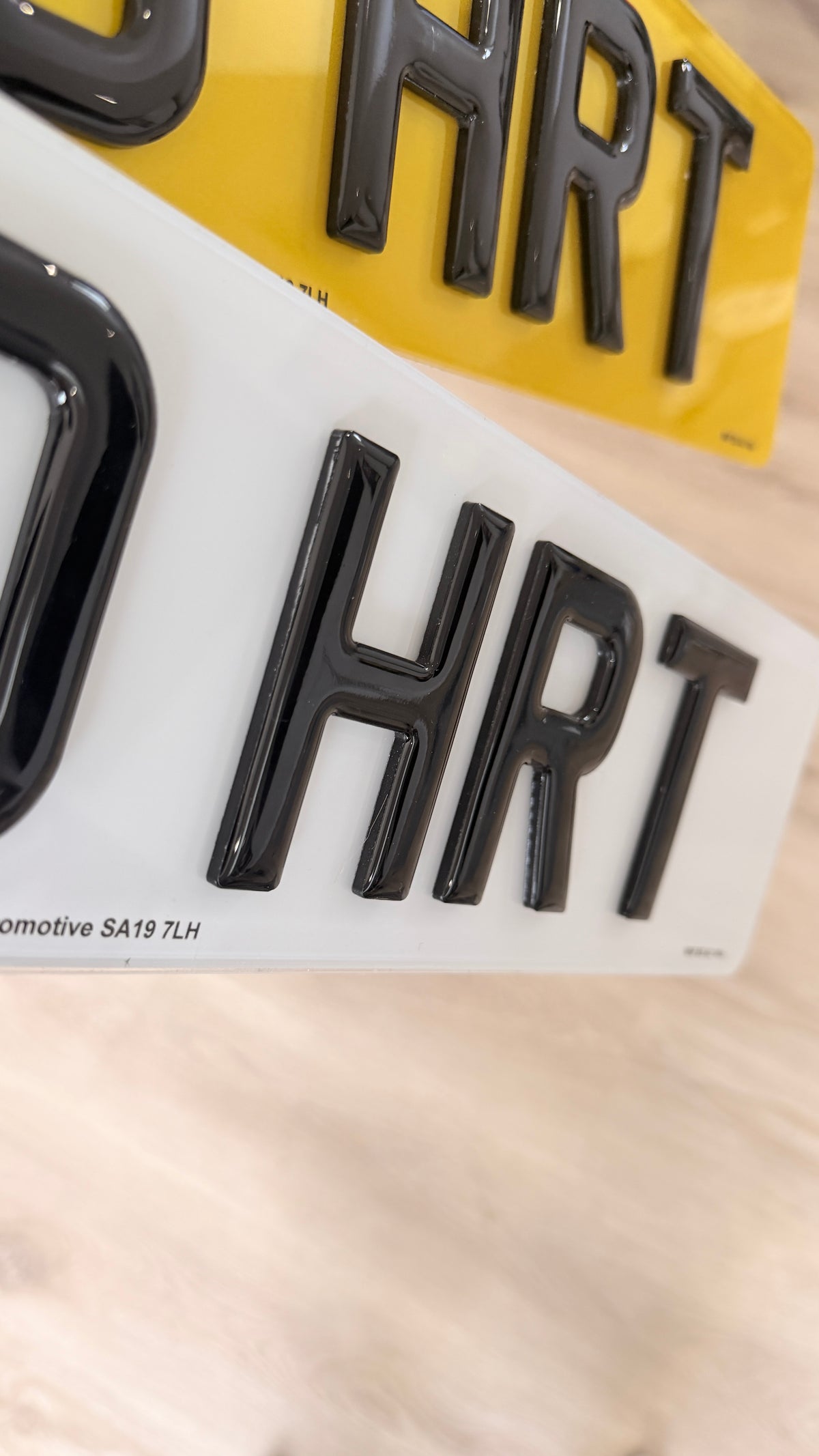 Fully Legal 4D Gel Number Plates - Premium Custom Plates