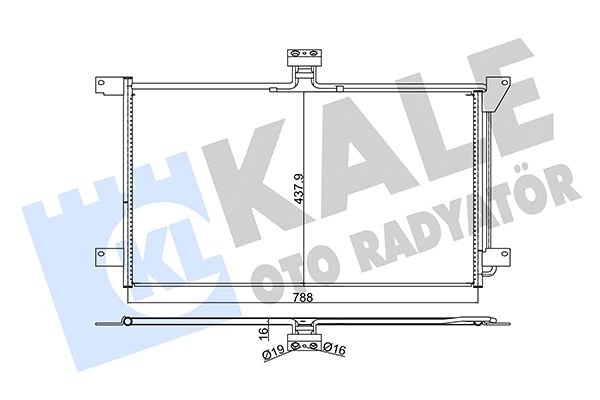 NRF Air Conditioning Condenser 350380