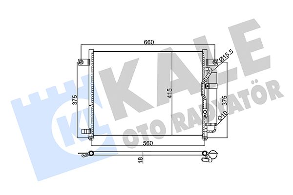 NRF Air Conditioning Condenser 350550