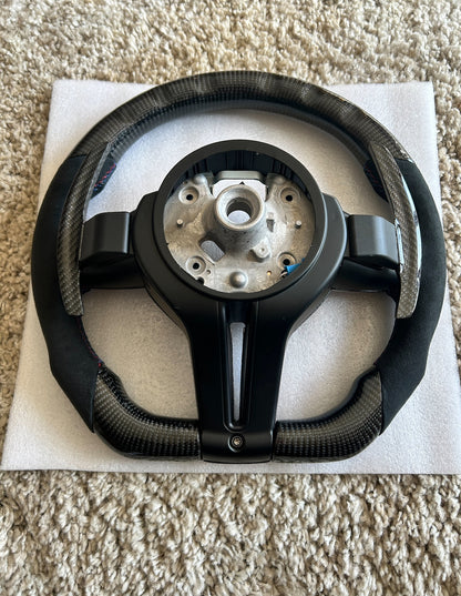 BMW Steering wheel buttons, LED,trims, high quality Alcantara.