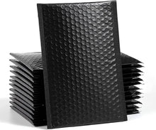 100 Pack Black Padded Mailing Envelopes