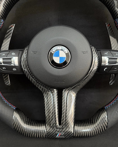 Real Carbon Fiber BMW steering wheel